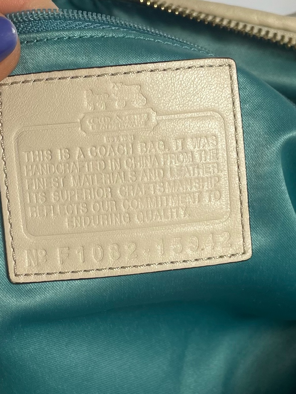 Authentic Coach Madison Gathered Leather Sophia Satchel Bag 15942 - Picture 2 of 14